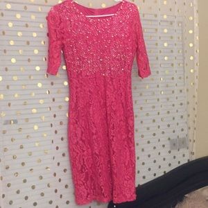 Pink Lace dres